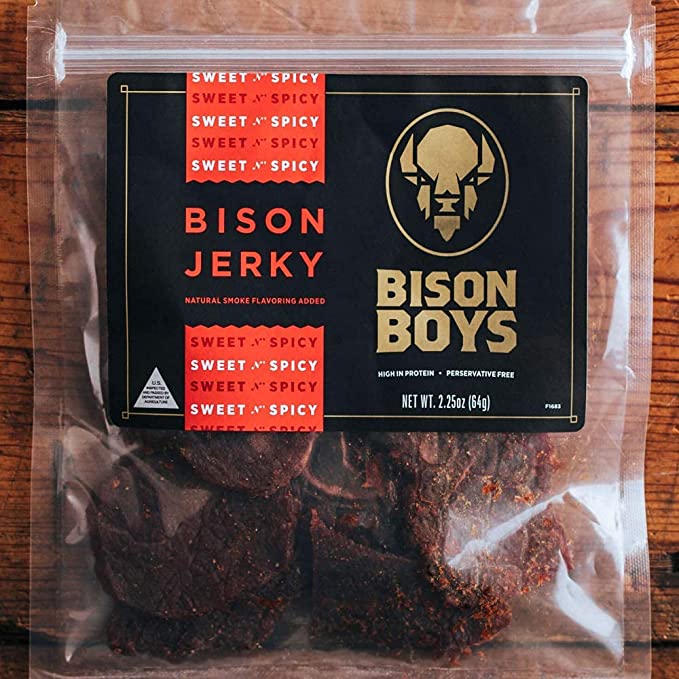 3 Pack: Sweet & Spicy Flavored Bison Jerky